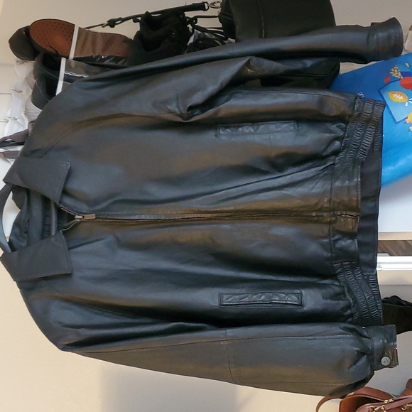 Men's 2X Oscar Piel Genuine Leather Jacket - Picture 1 of 4